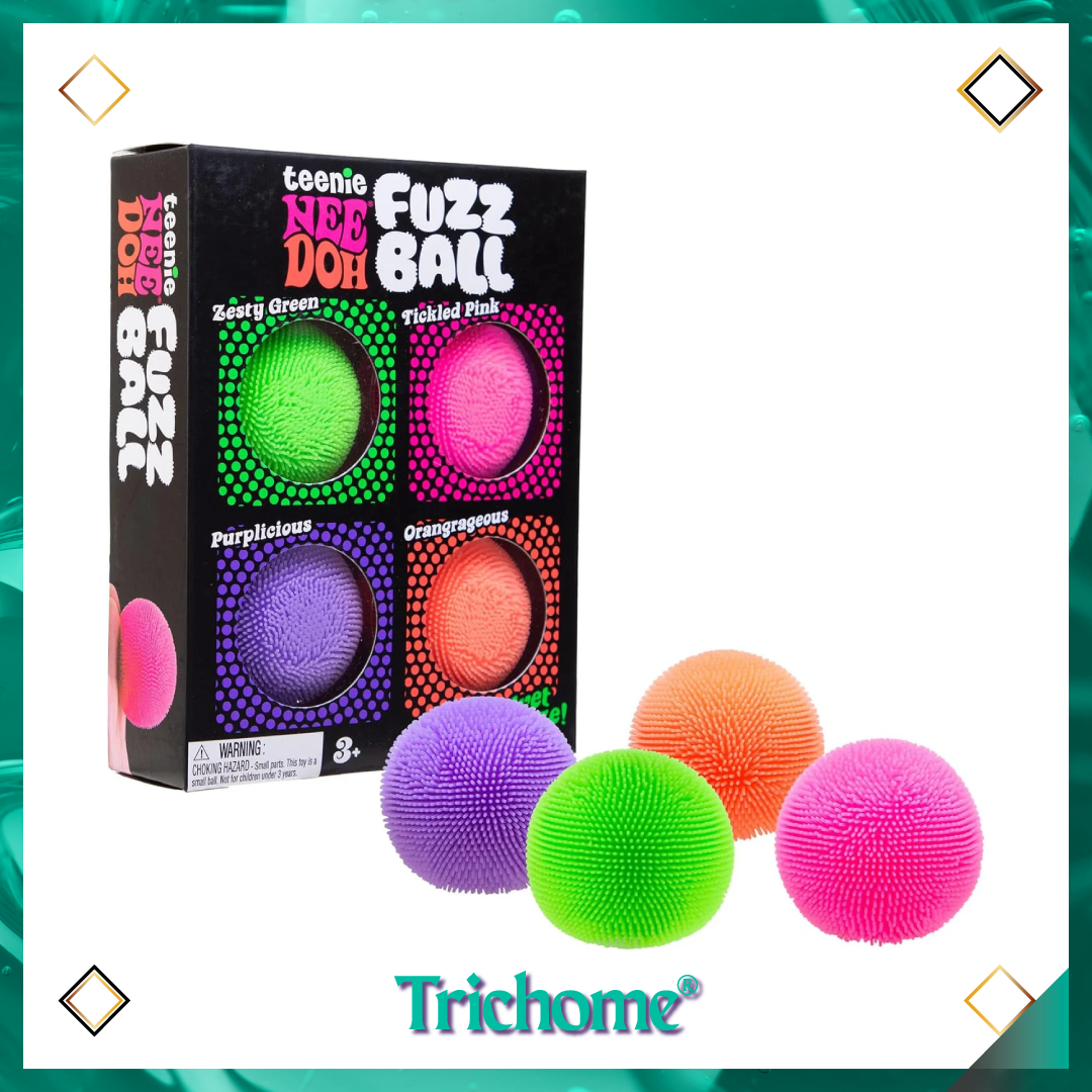 Teenie Fuzz Ball NeeDoh Multi - Pack *Limit 2 Max - Trichome Seattle - NeeDoh - 