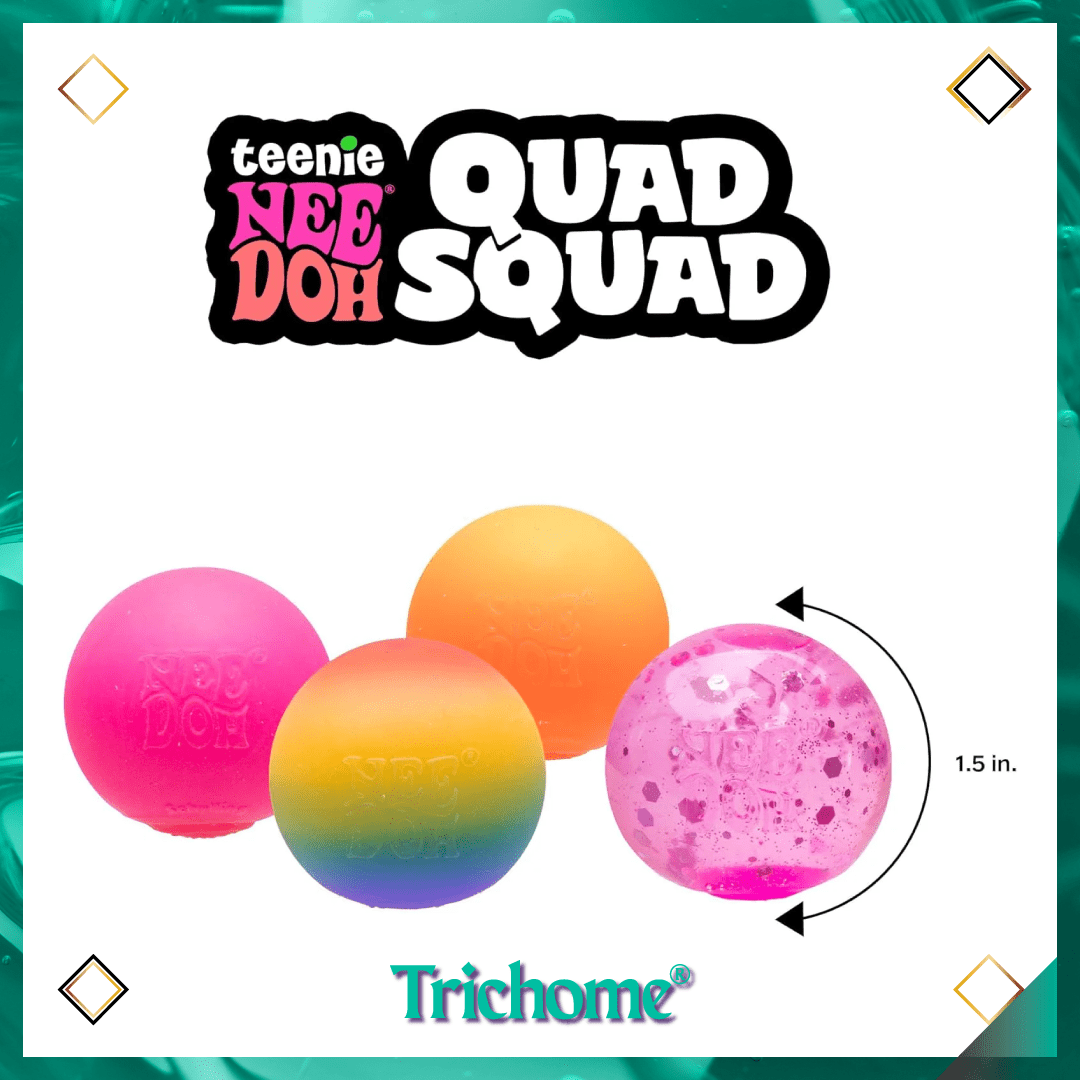 Teenie Quad Squad NeeDoh Multi - Pack *Limit 2 Max - Trichome Seattle - NeeDoh - 