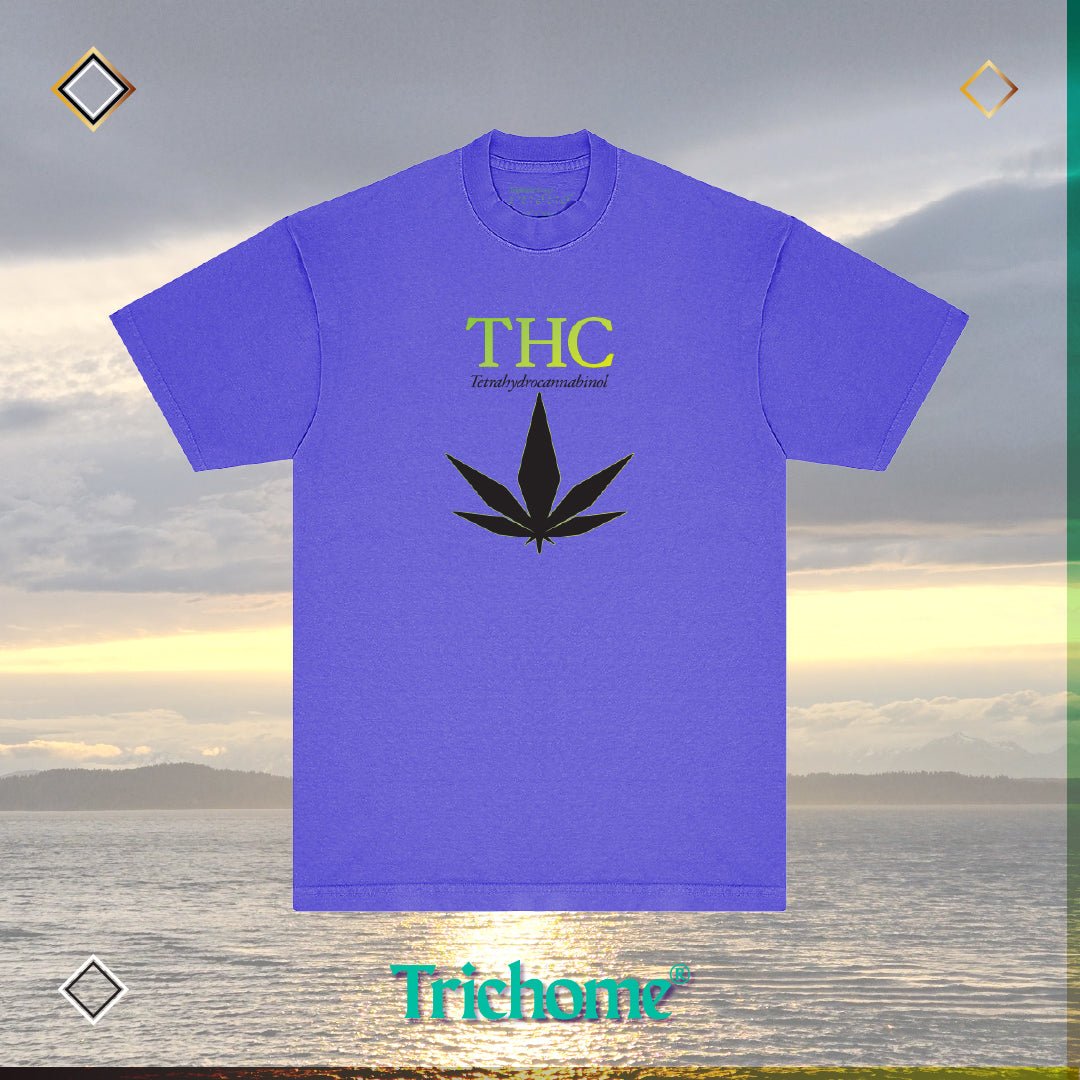 THC SS Tee Garment Dyed - Trichome Seattle - Trichome - Clothing