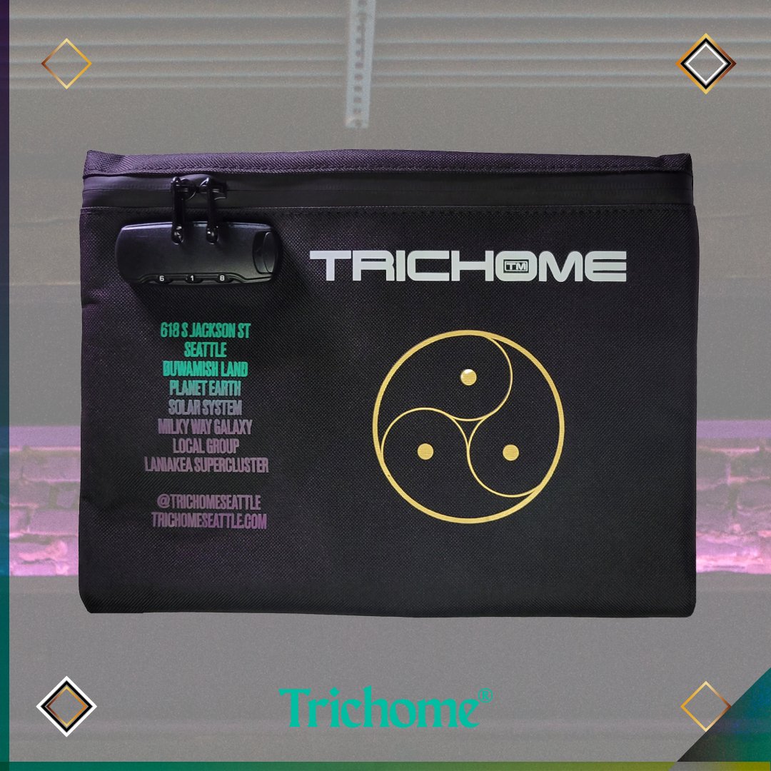 Trichome by Formline / Large Smell - Proof Bag [12" x 9"] with Lock - Trichome Seattle - Formline - Bags