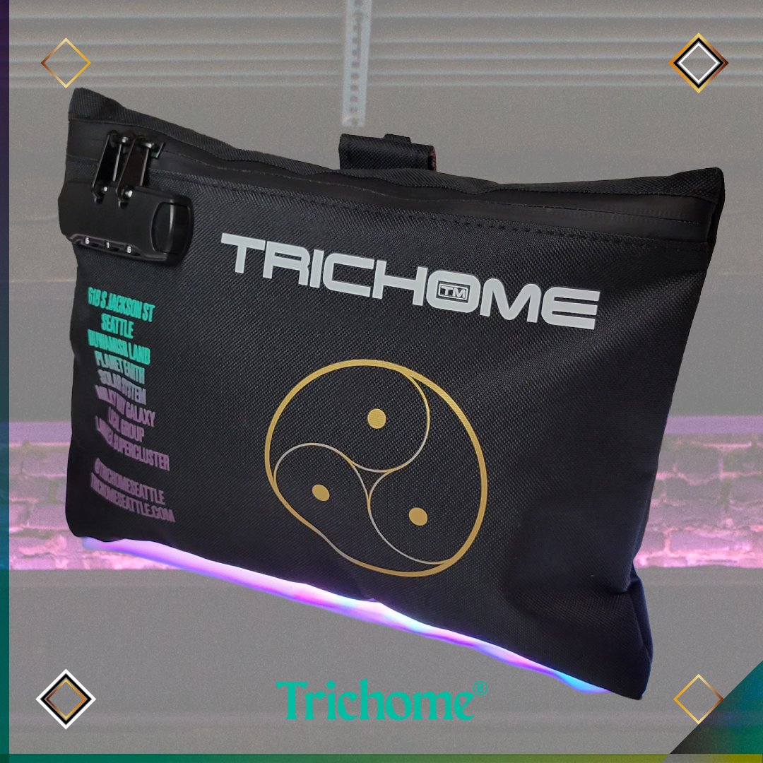 Trichome by Formline / Large Smell - Proof Bag [12" x 9"] with Lock - Trichome Seattle - Formline - Bags