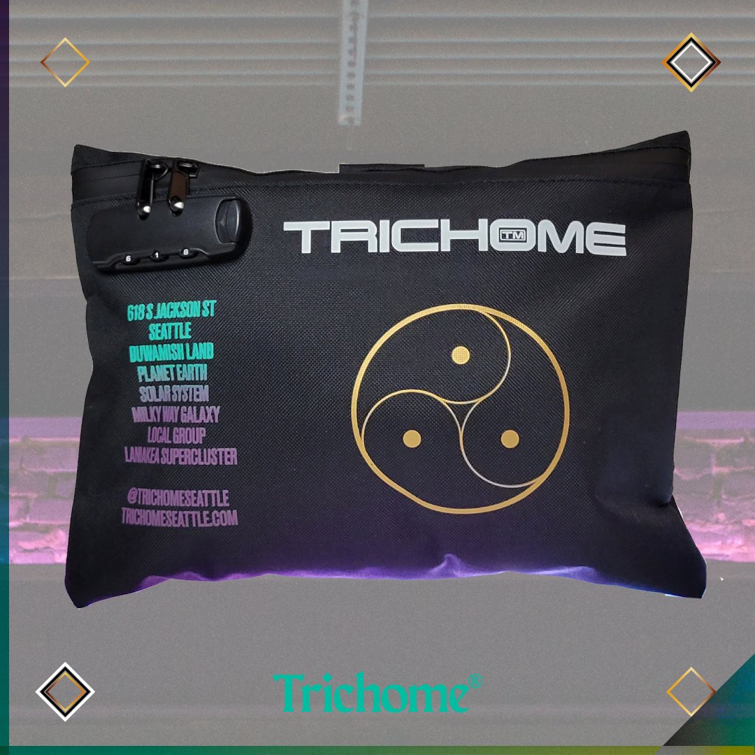 Trichome by Formline / Large Smell - Proof Bag [12" x 9"] with Lock - Trichome Seattle - Formline - Bags