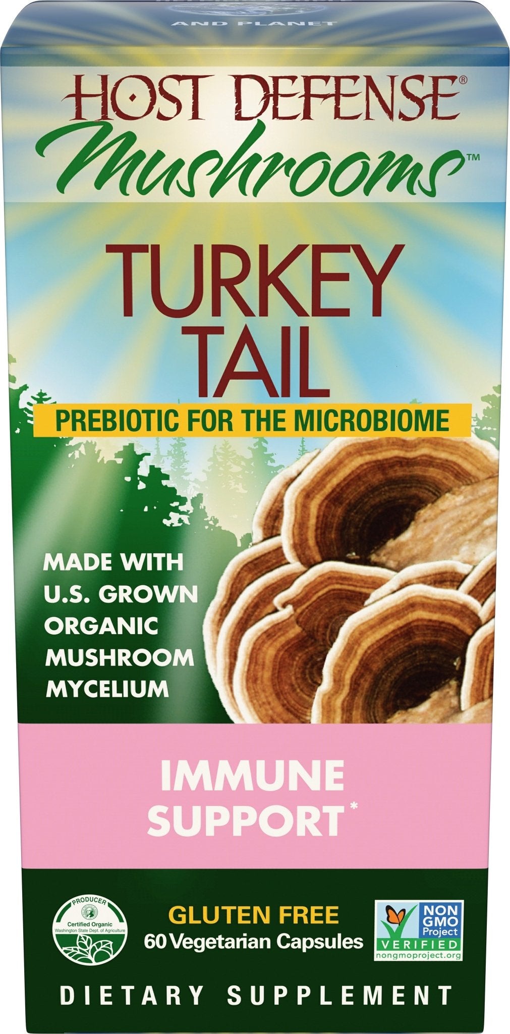 Turkey Tail Capsules - Trichome Seattle - Host Defense - Fungi