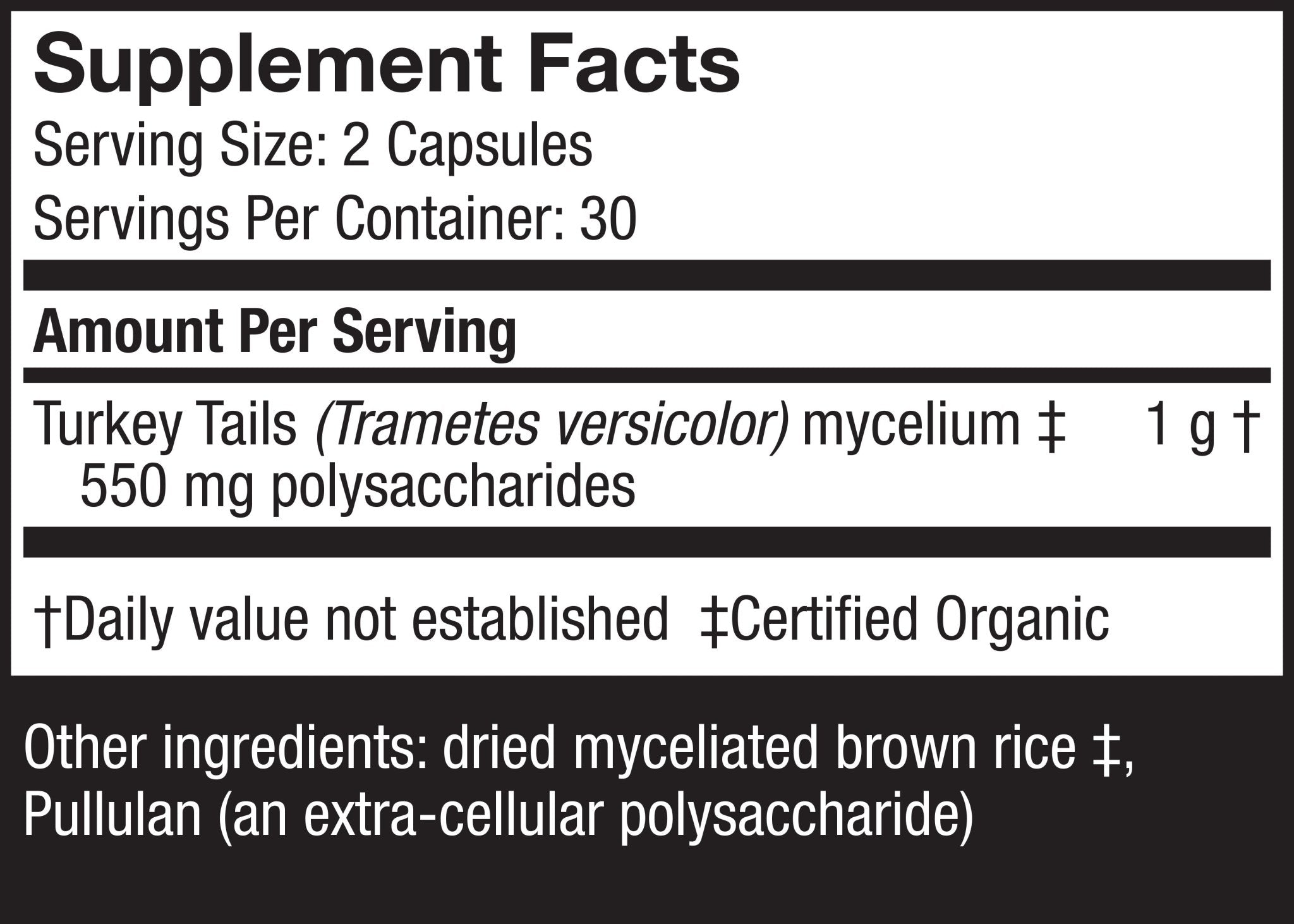 Turkey Tail Capsules - Trichome Seattle - Host Defense - Fungi