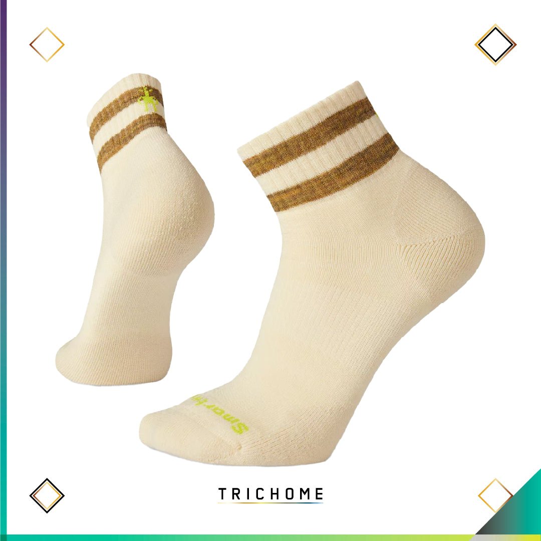 Unisex Athletic Stripe Targeted Cushion Ankle Socks - Trichome Seattle - Smartwool - Clothing