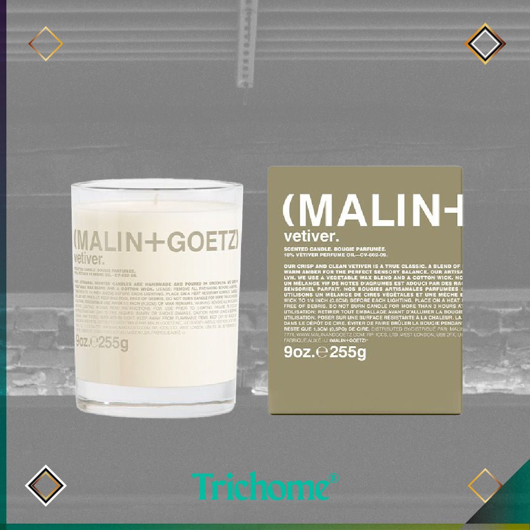 Vetiver Candle - Trichome Seattle - Malin+Goetz - Atmosphere