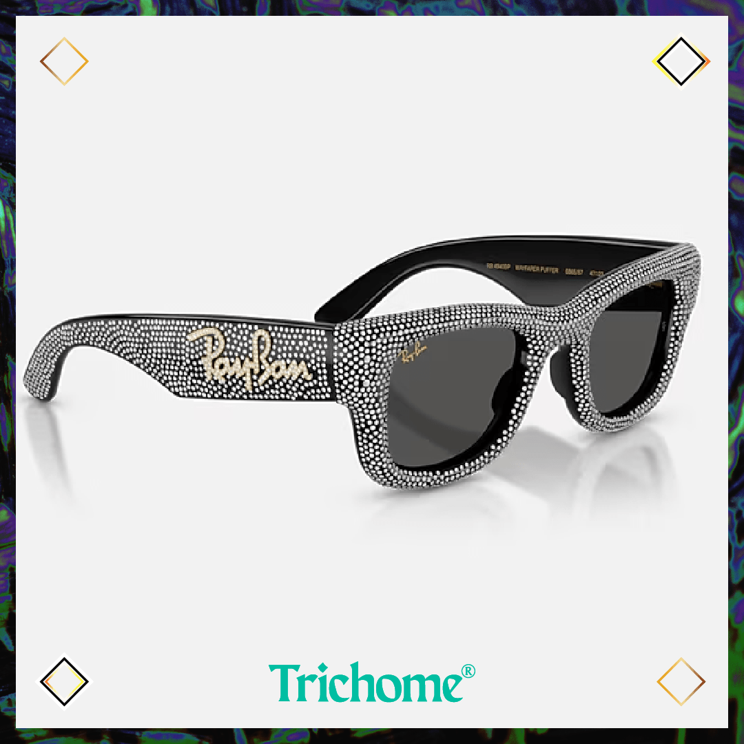 Wayfarer Puffer Crystal Pavé Edition - Trichome Seattle - Ray - Ban - Eyewear