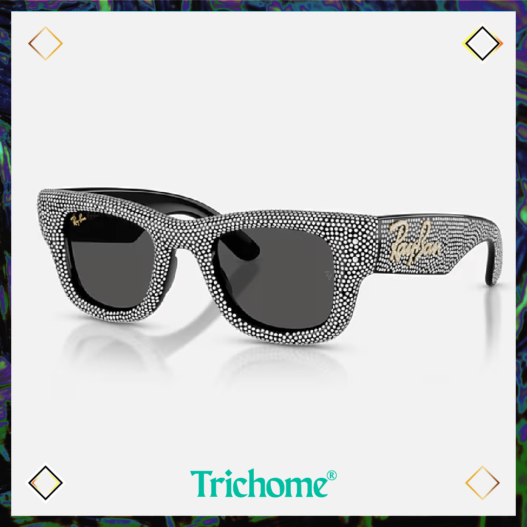 Wayfarer Puffer Crystal Pavé Edition - Trichome Seattle - Ray - Ban - Eyewear