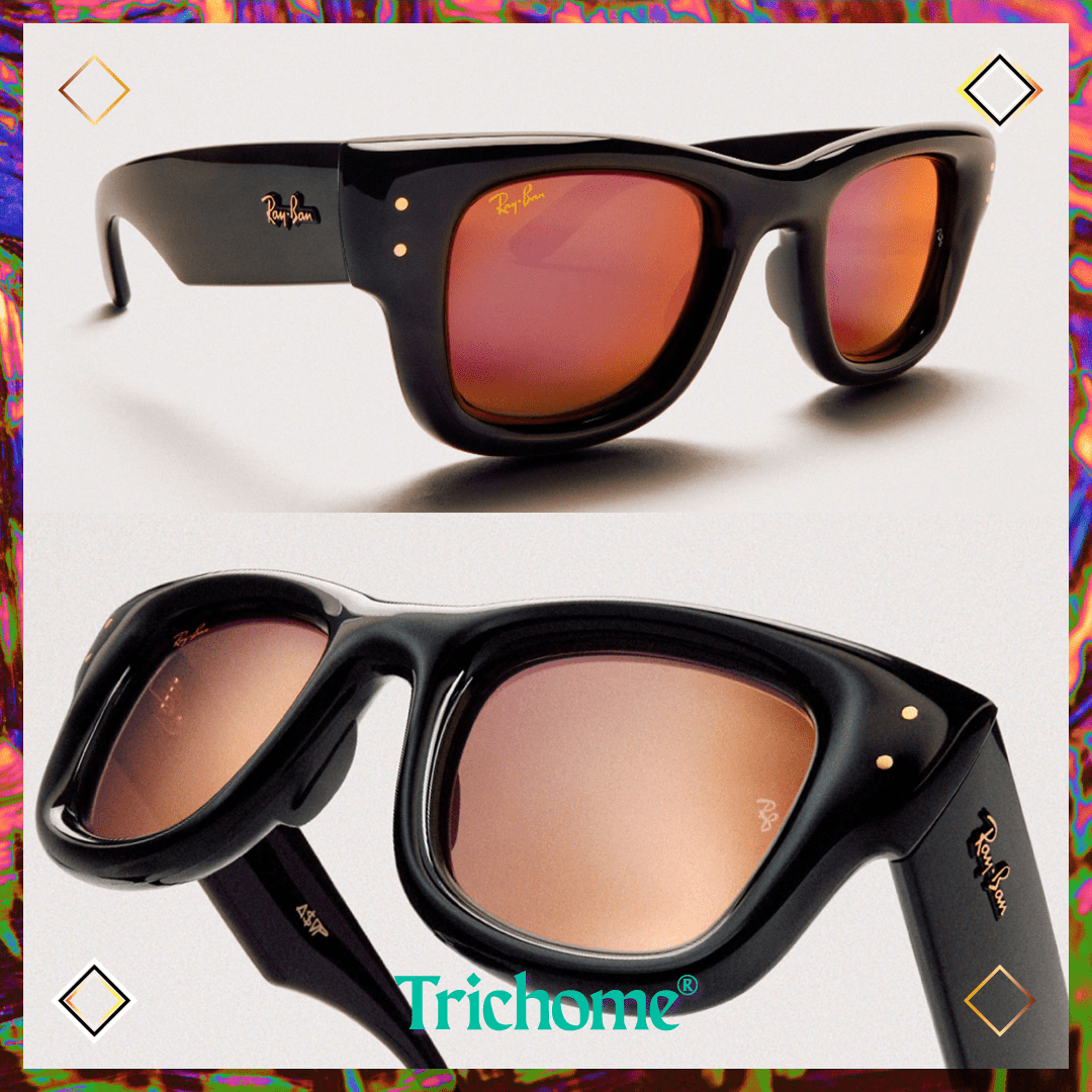 Wayfarer Puffer Mirrored - Trichome Seattle - Ray-Ban - Eyewear
