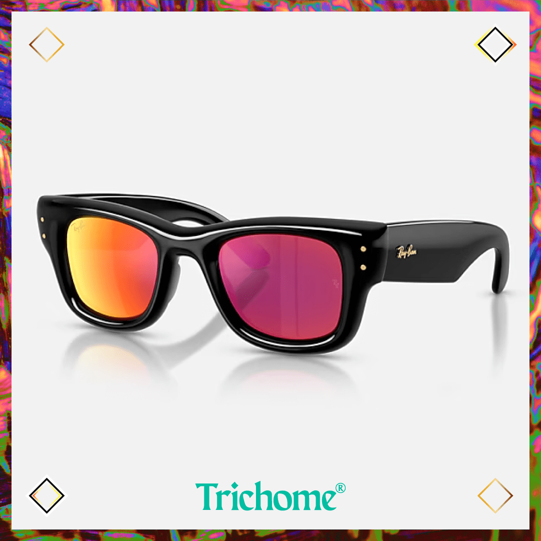 Wayfarer Puffer Mirrored - Trichome Seattle - Ray-Ban - Eyewear
