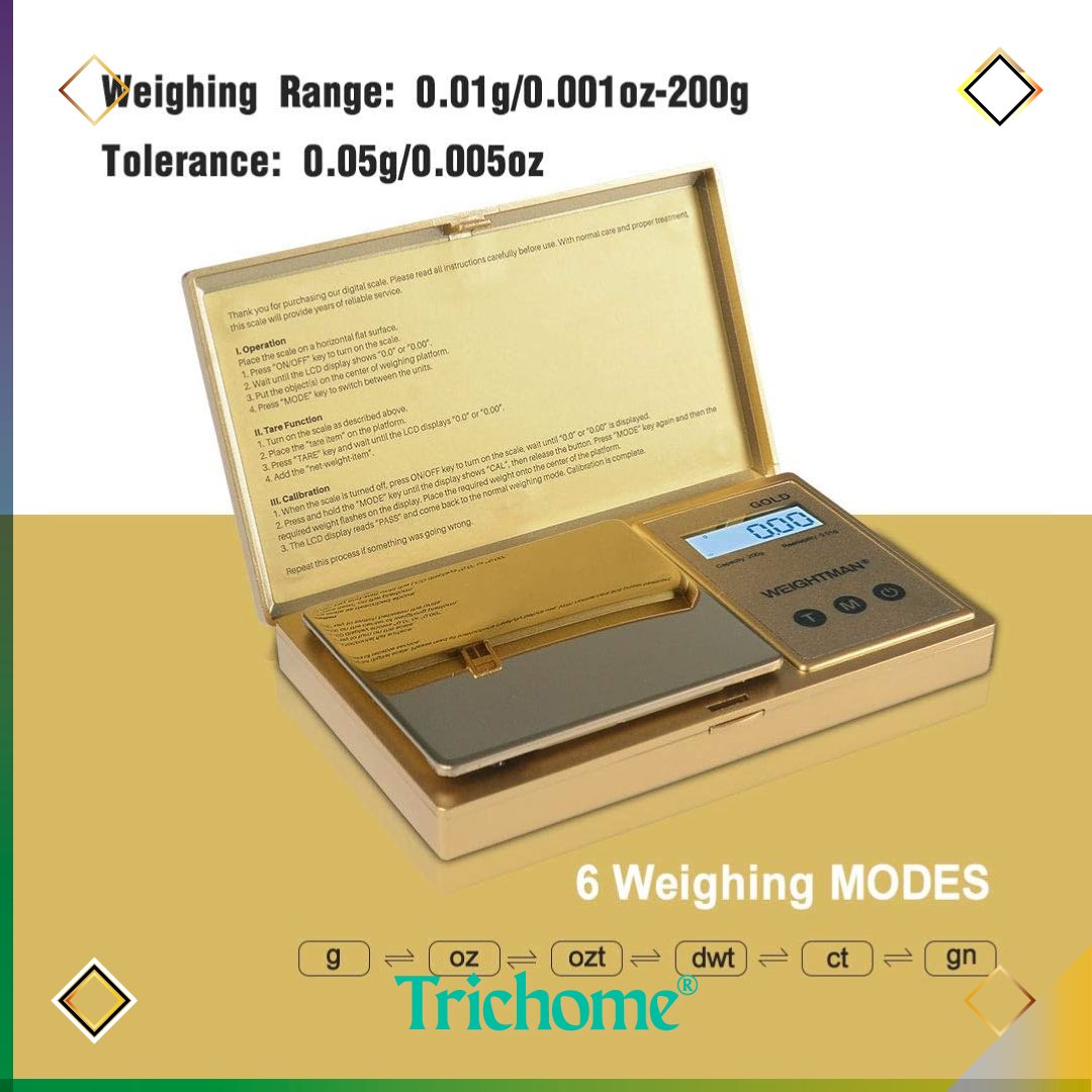 Weightman Gold Scale - Trichome Seattle - Weightman - Tools
