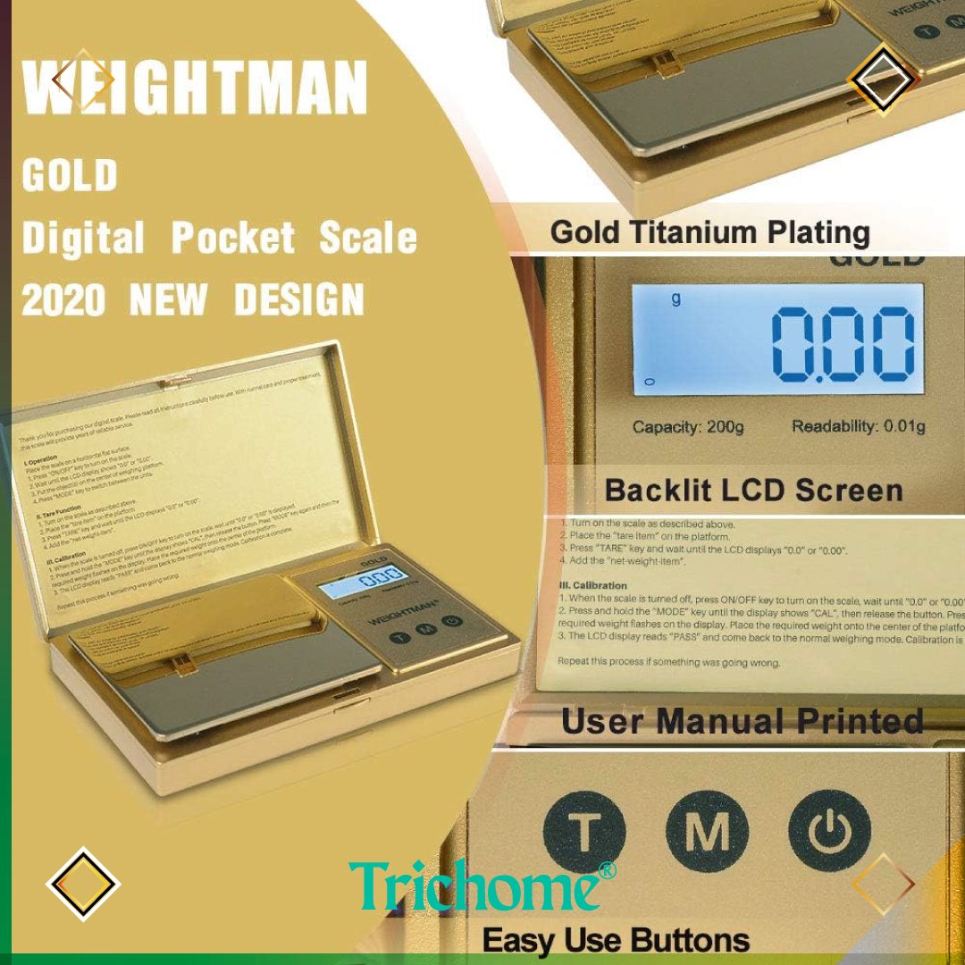 Weightman Gold Scale - Trichome Seattle - Weightman - Tools