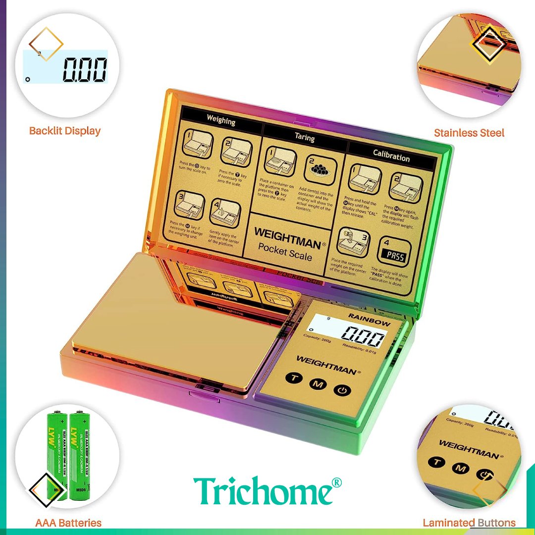 Weightman Rainbow Scale - Trichome Seattle - Weightman - Tools