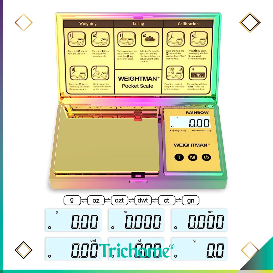 Weightman Rainbow Scale - Trichome Seattle - Weightman - Tools