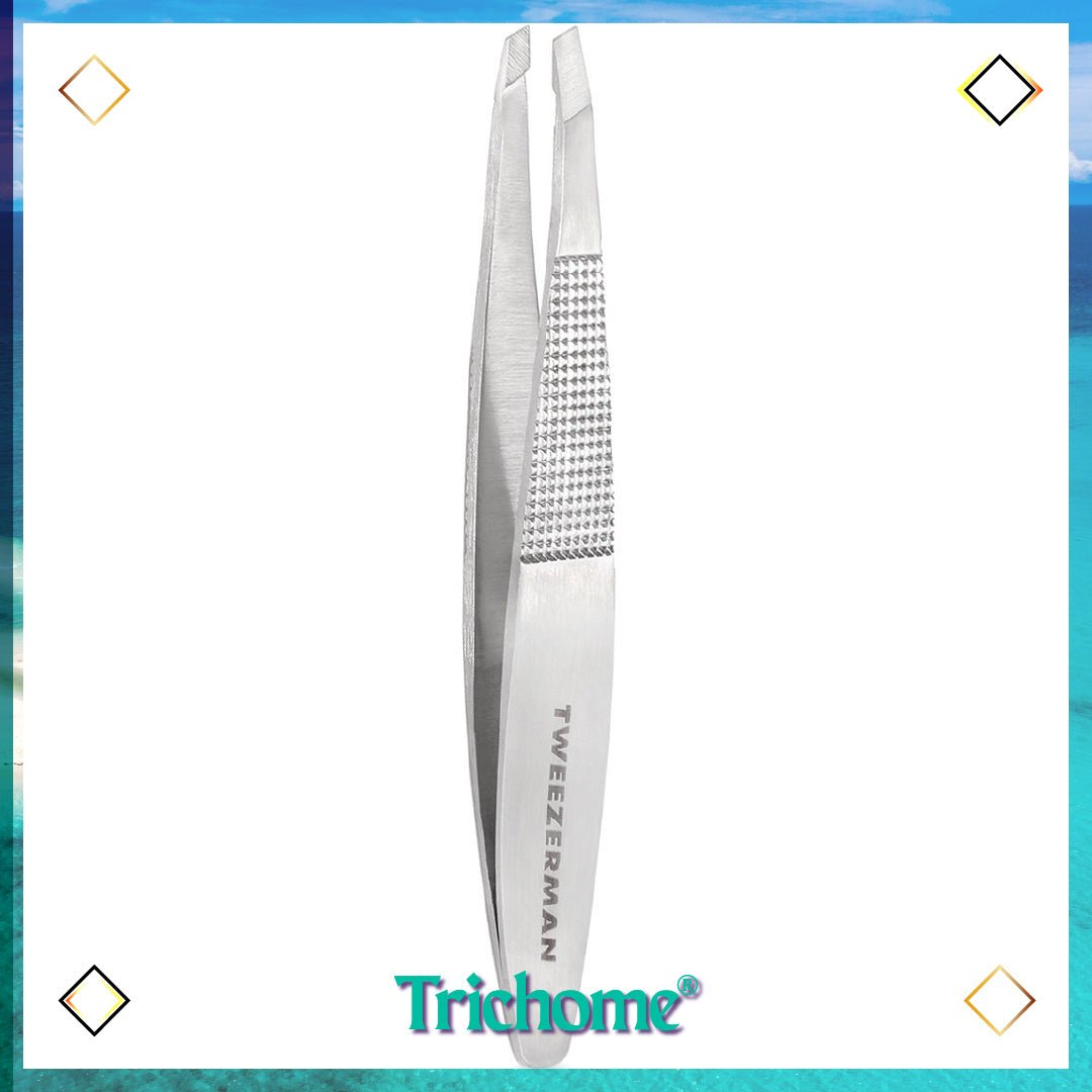 Wide Grip Slant Tweezer - Trichome Seattle - Tweezerman - Personal Care