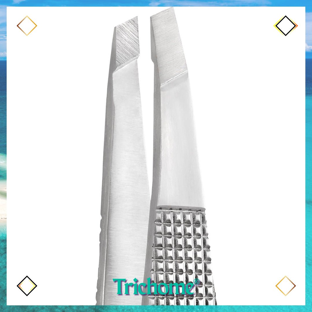 Wide Grip Slant Tweezer - Trichome Seattle - Tweezerman - Personal Care