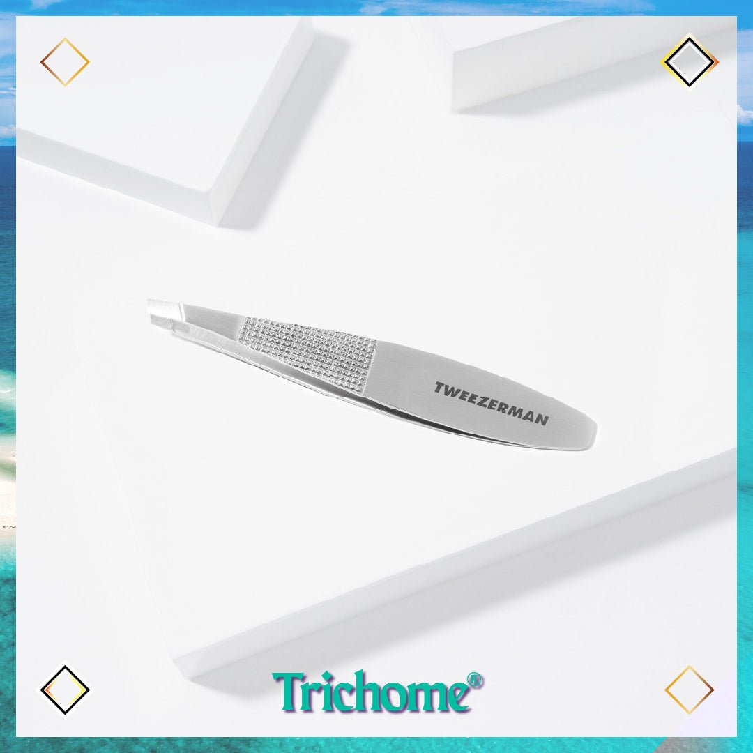 Wide Grip Slant Tweezer - Trichome Seattle - Tweezerman - Personal Care