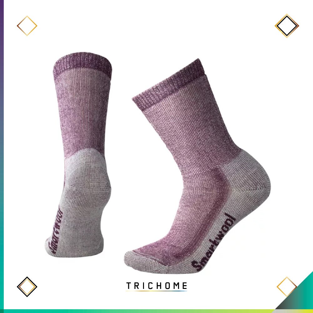 Women's Medium Hiking Crew Socks - Trichome Seattle - Smartwool - Clothing