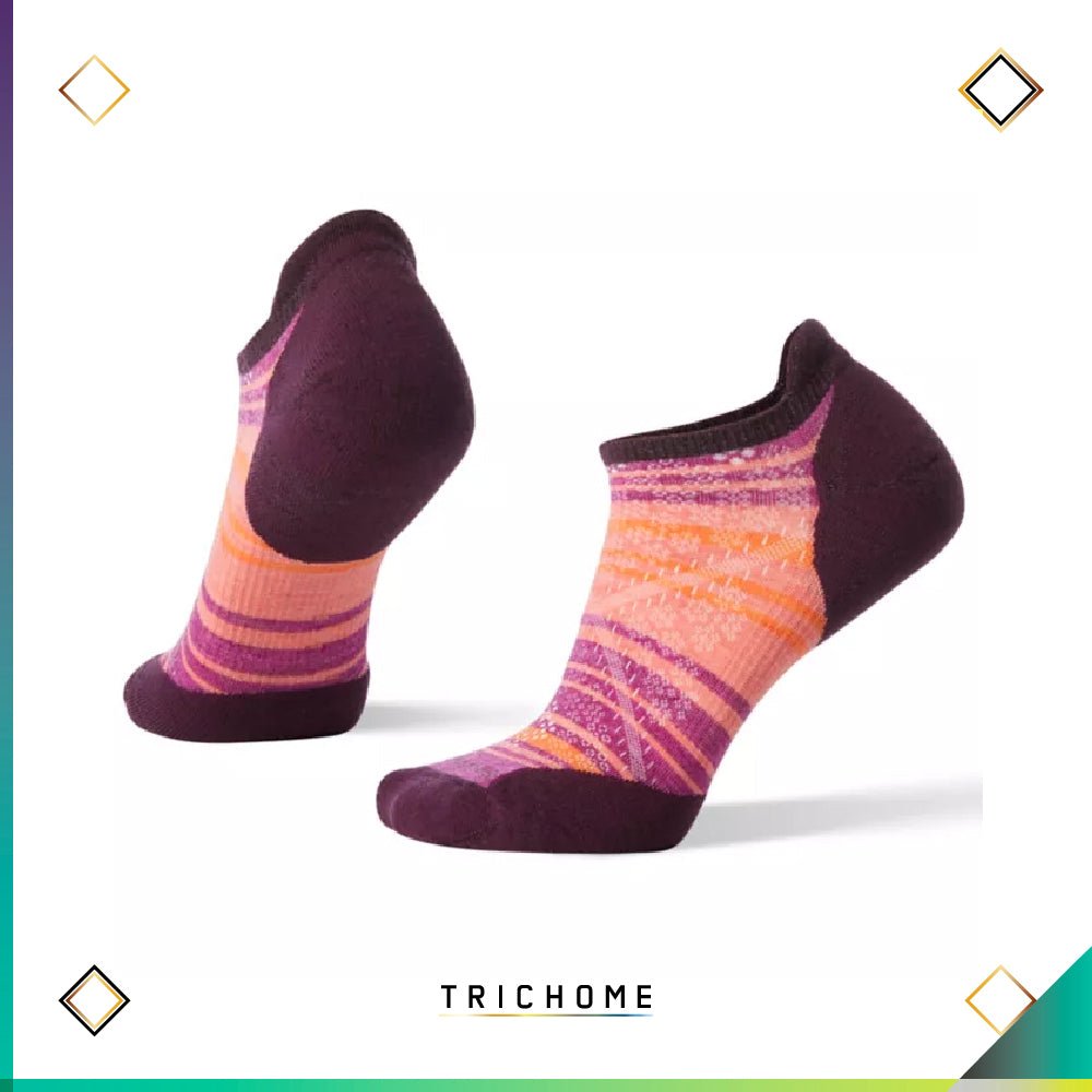 Women's PhD® Run Light Elite Striped Micro Socks - Trichome Seattle - Smartwool - Clothing