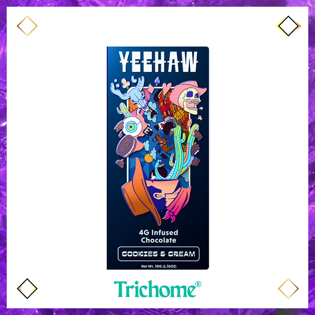 YEEHAW Infused Chocolate Bar - Trichome Seattle - Koi - Fungi