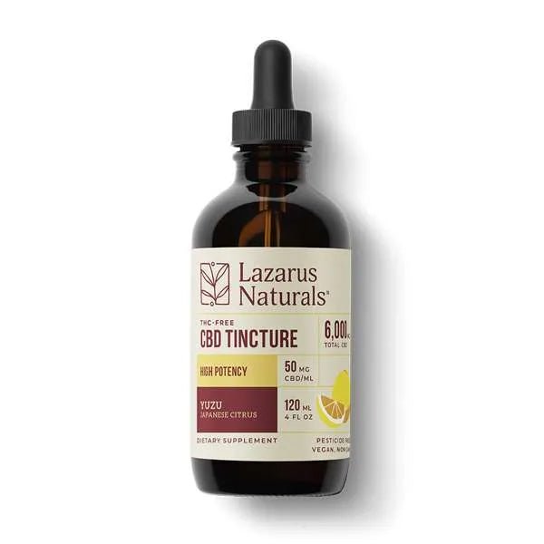 Yuzu High Potency CBD Isolate Tincture - Trichome Seattle - Lazarus Naturals - CBD