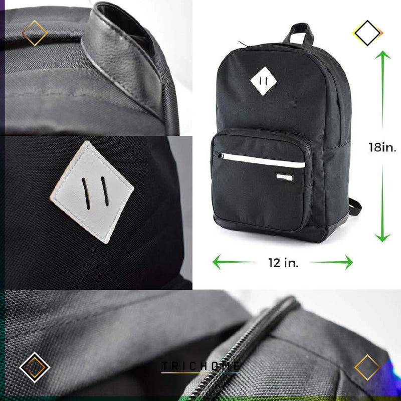 Laptop Backpack with Smell-Proof Front Pocket [18" x 12"]