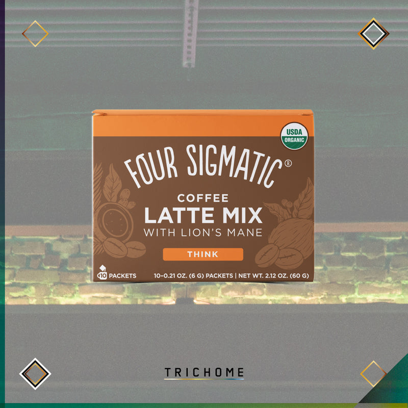 Mushroom Coffee Latte with Lion's Mane