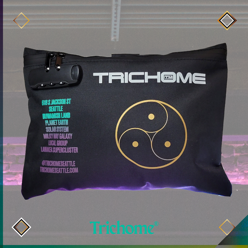 Trichome by Formline / Large Smell-Proof Bag [12" x 9"] with Lock